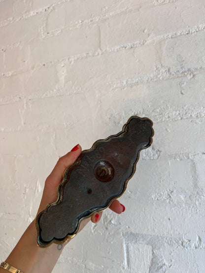 WEIGHTED BRASS SHELL DOOR STOP