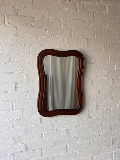 FRENCH CURVED WOODEN MIRROR