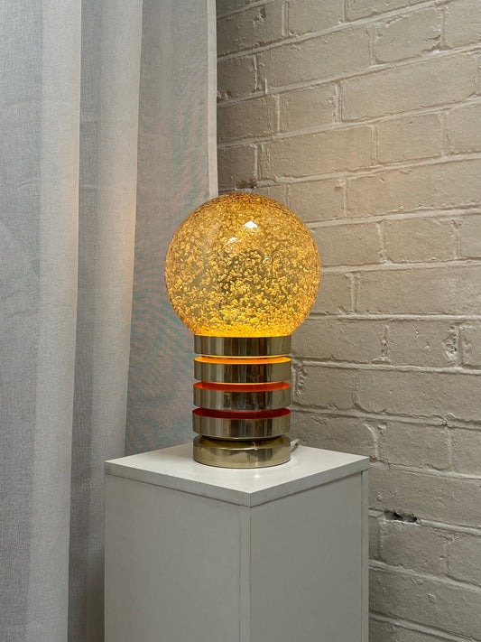 70S SWEDISH GLOBE TABLE LAMP