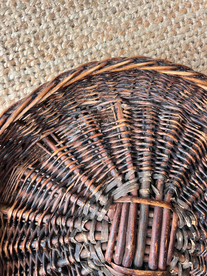 WOVEN WICKER FRUIT BASKET