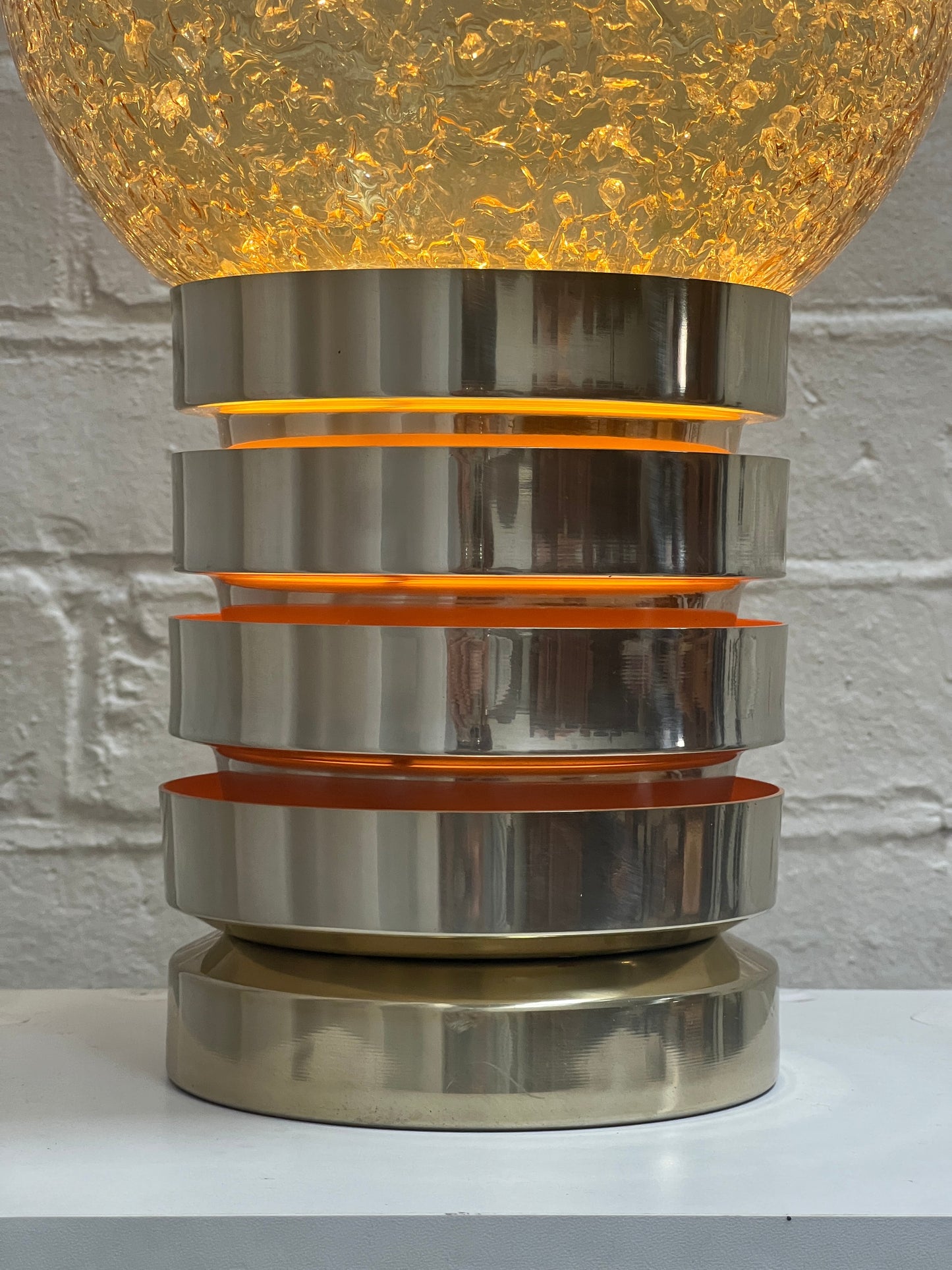 70S SWEDISH GLOBE TABLE LAMP