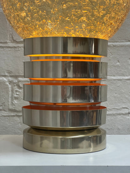 70S SWEDISH GLOBE TABLE LAMP
