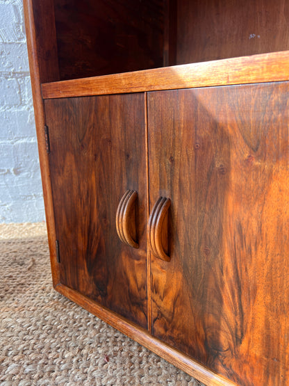 PAIR OF HERBERT E GIBBS WALNUT BEDSIDE TABLES