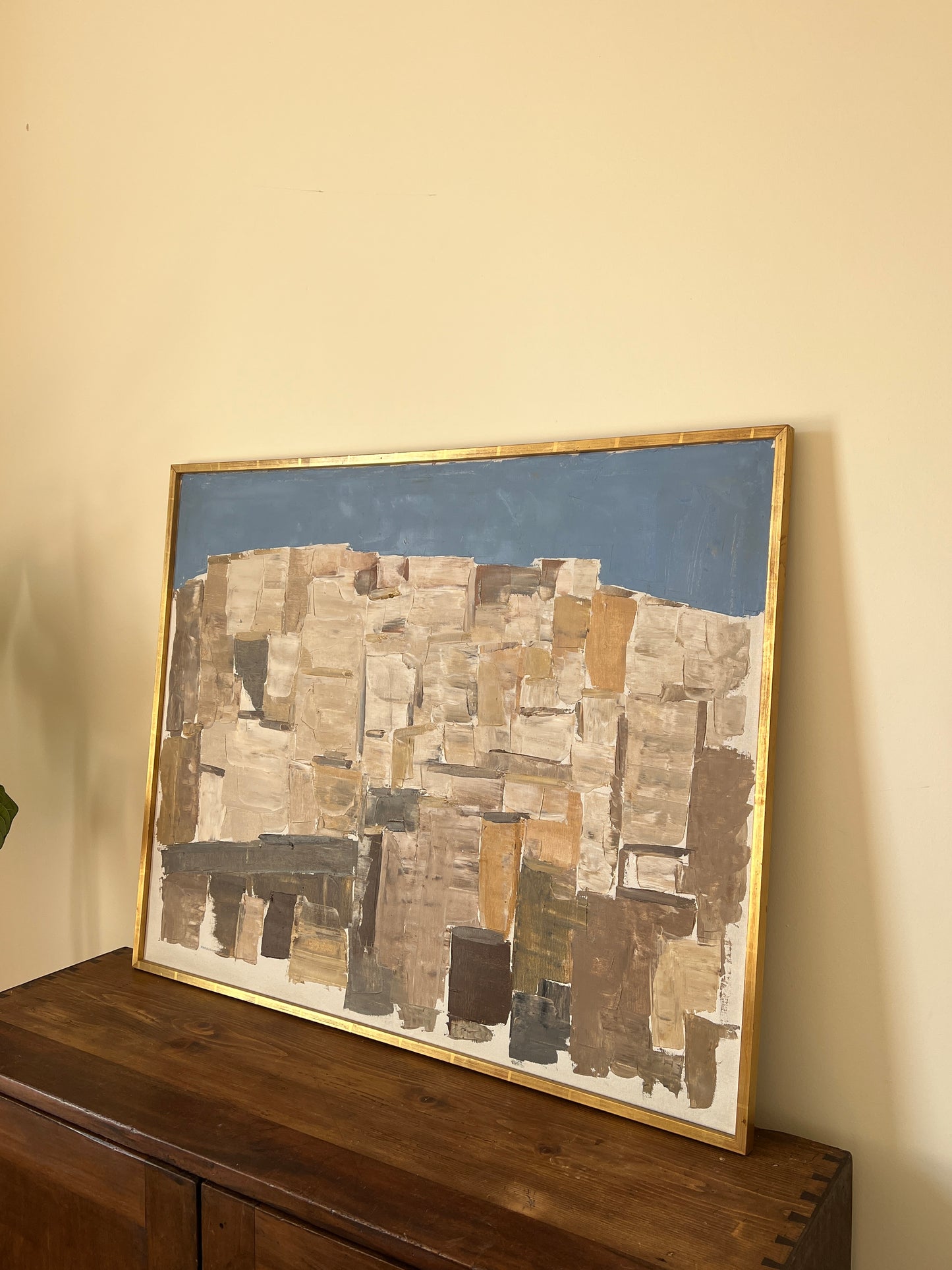 LARGE SWEDISH 'BLUE SKY'  OIL