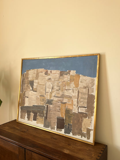 LARGE SWEDISH 'BLUE SKY'  OIL