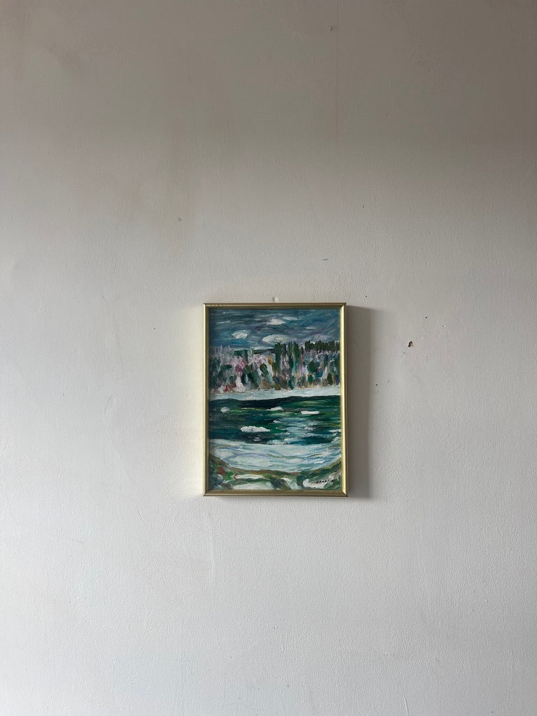 PORTRAIT OF LANDSCAPE OIL PAINTING