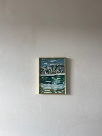 PORTRAIT OF LANDSCAPE OIL PAINTING