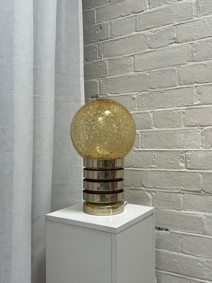 70S SWEDISH GLOBE TABLE LAMP