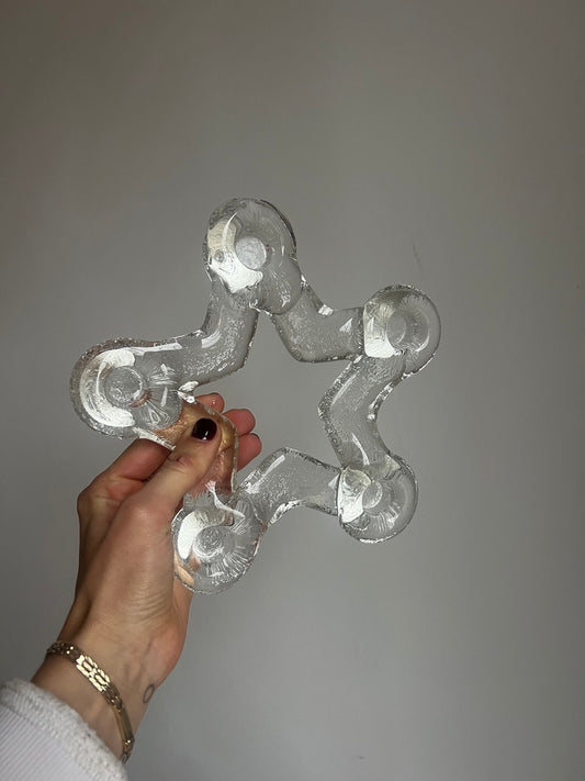 70S SWEDISH STAR CANDLE HOLDER