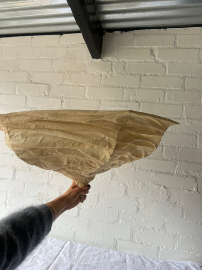 LARGE FRENCH CREAM PENDANT SHADE