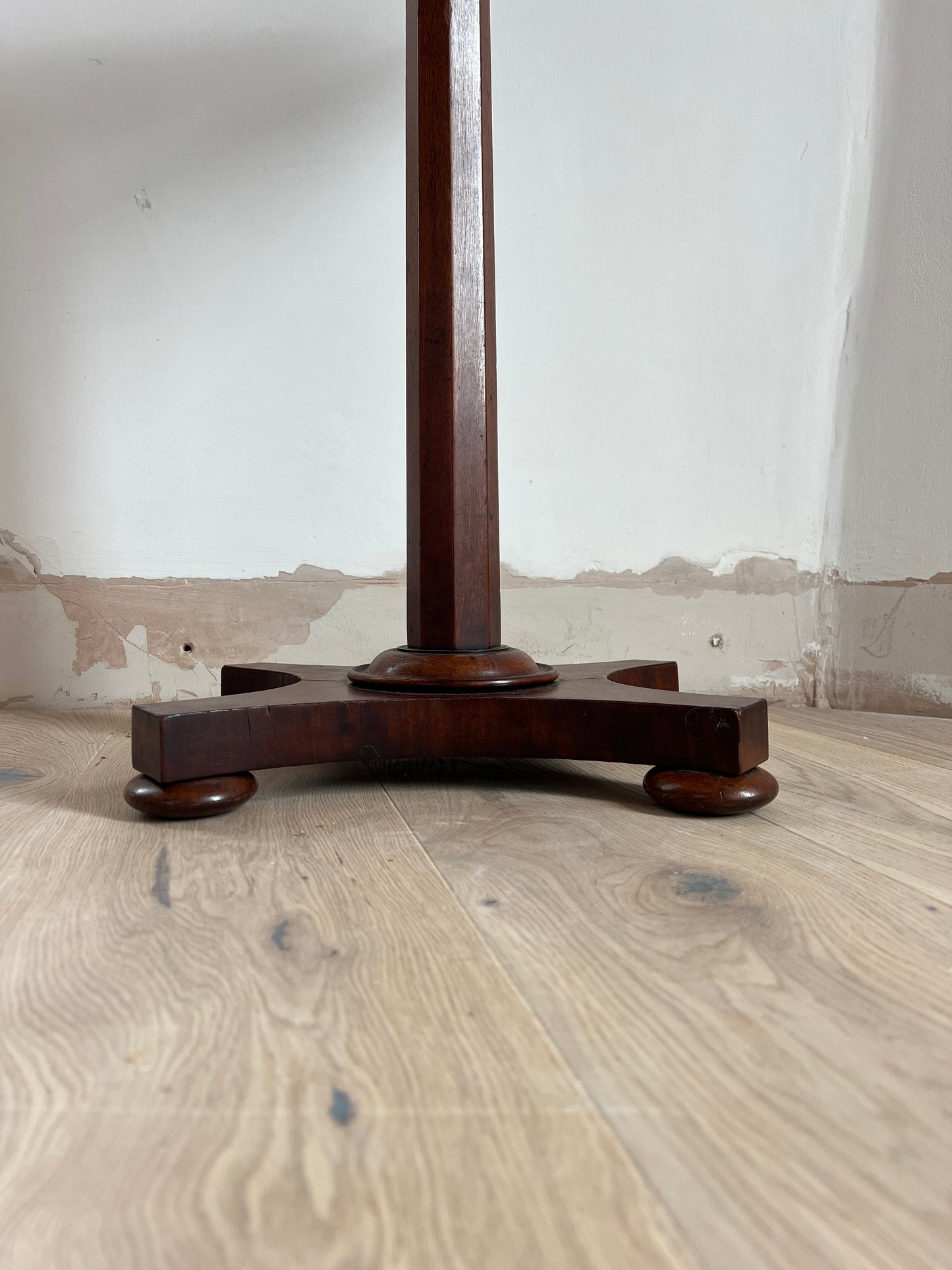 TALL WOODEN SIDE TABLE