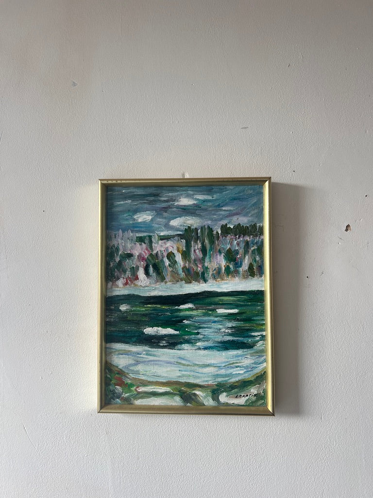 PORTRAIT OF LANDSCAPE OIL PAINTING