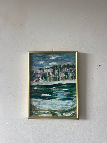 PORTRAIT OF LANDSCAPE OIL PAINTING