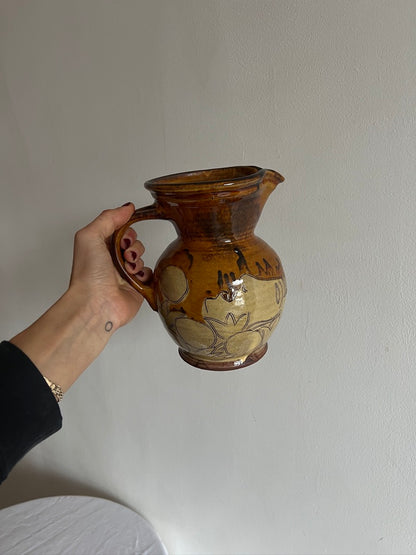 SWEDISH CERAMIC ILLUSTRATED JUG