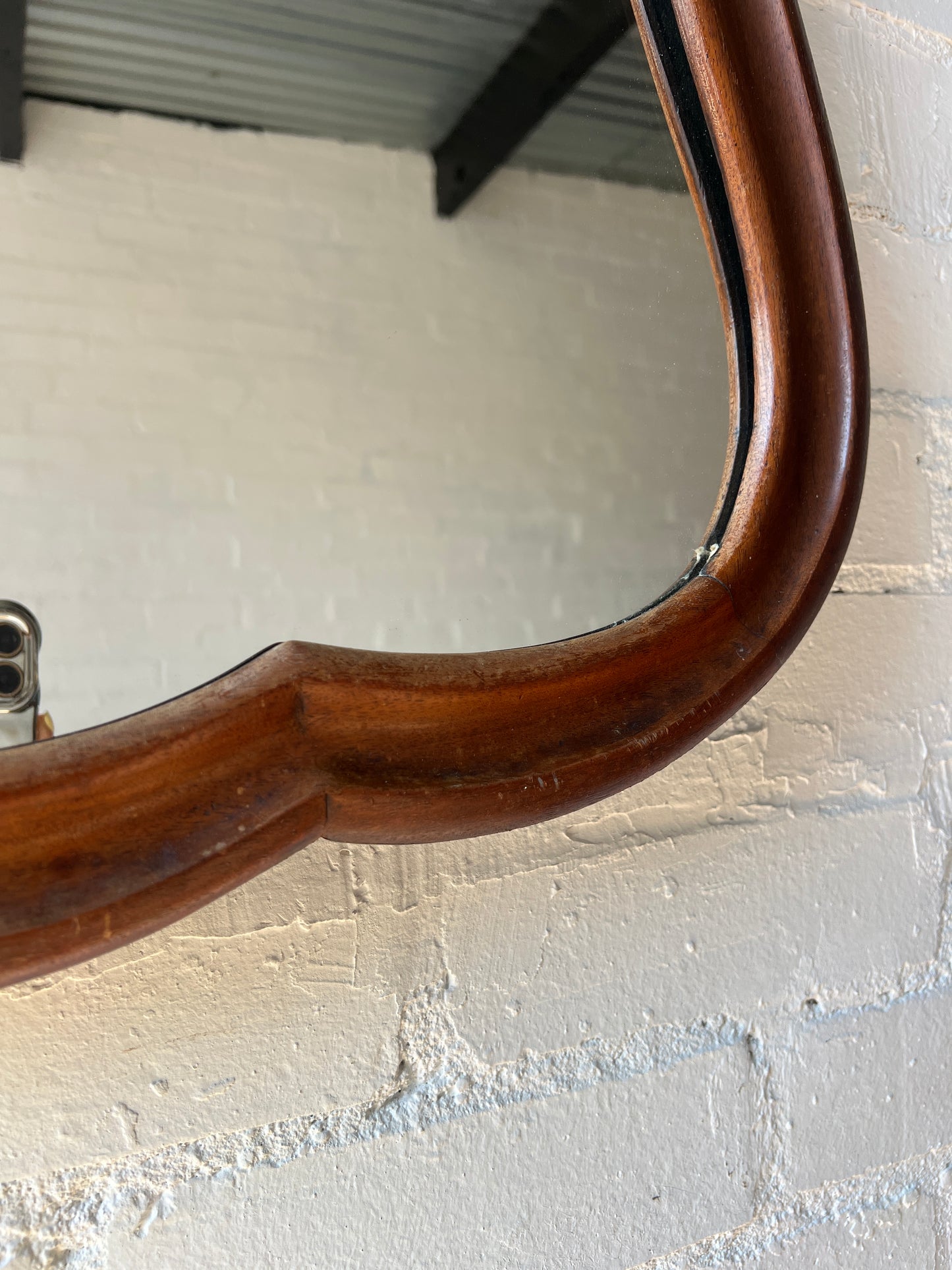 CURVED FRENCH MIRROR