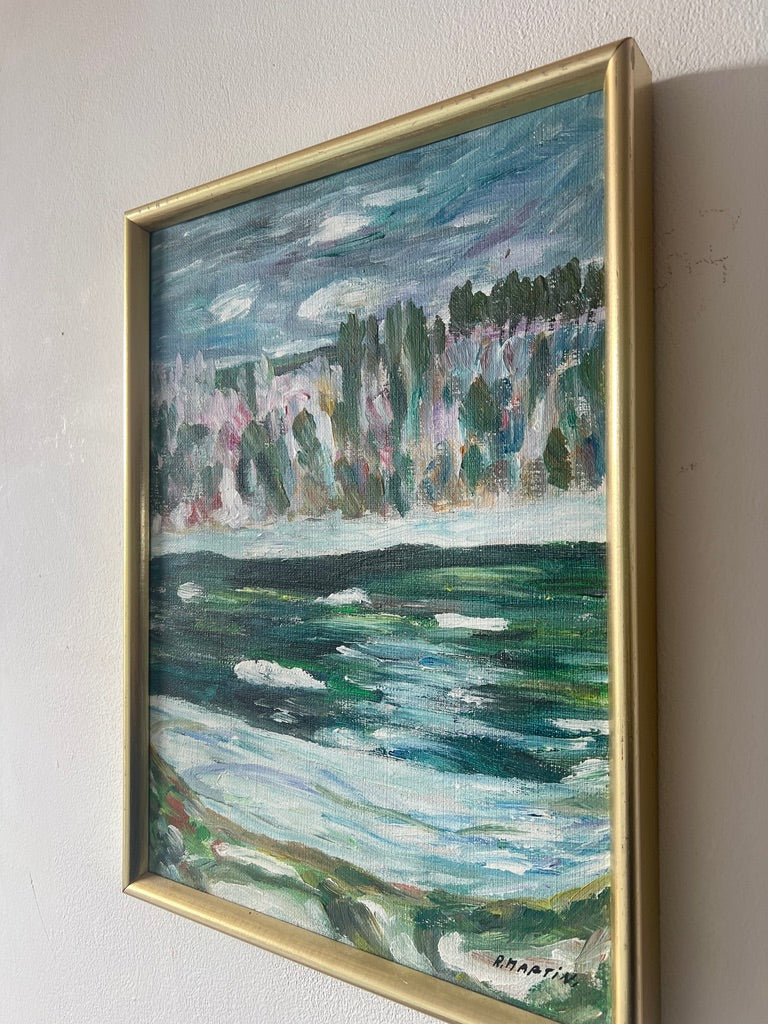 PORTRAIT OF LANDSCAPE OIL PAINTING