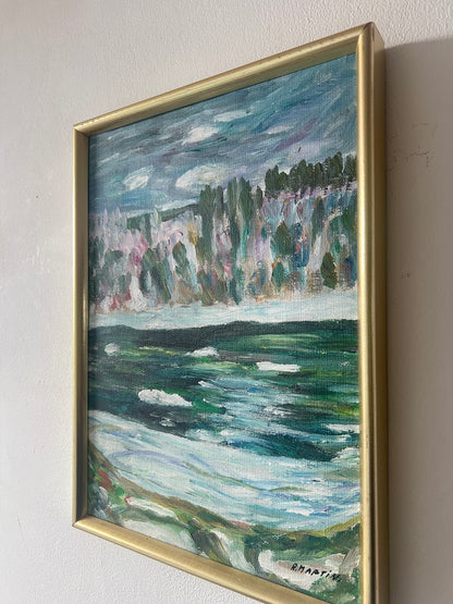 PORTRAIT OF LANDSCAPE OIL PAINTING