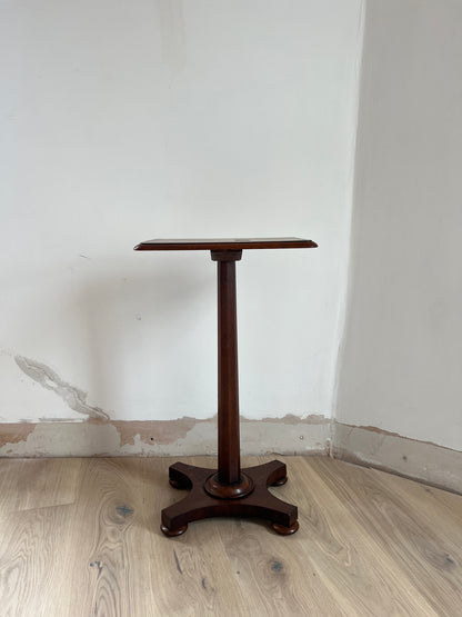TALL WOODEN SIDE TABLE