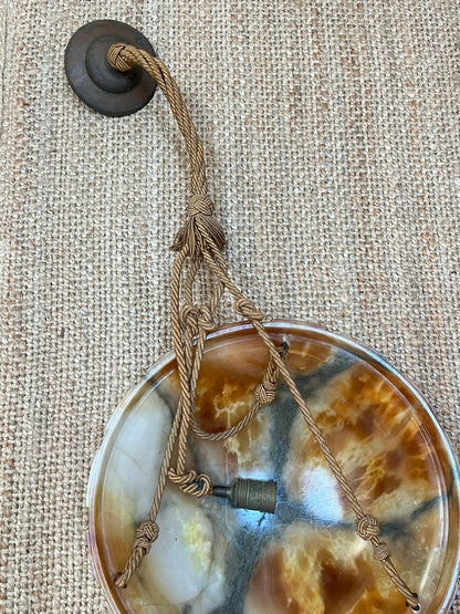 FRENCH ART DECO GREEK KEY CEILING PENDANT