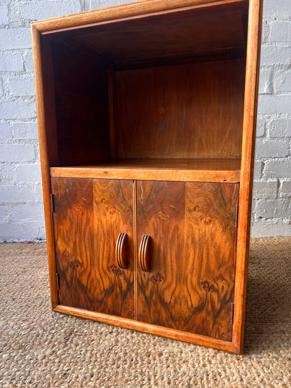PAIR OF HERBERT E GIBBS WALNUT BEDSIDE TABLES