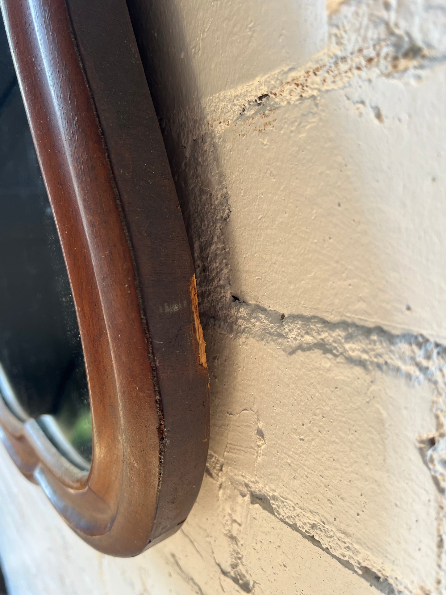 CURVED FRENCH MIRROR