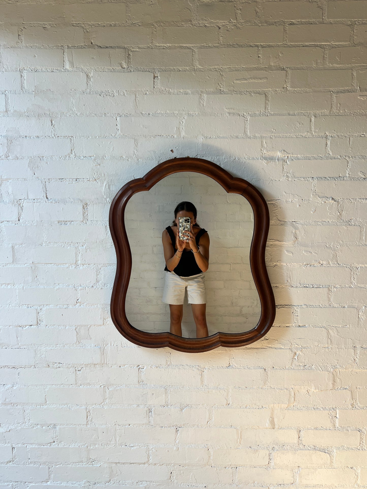 CURVED FRENCH MIRROR