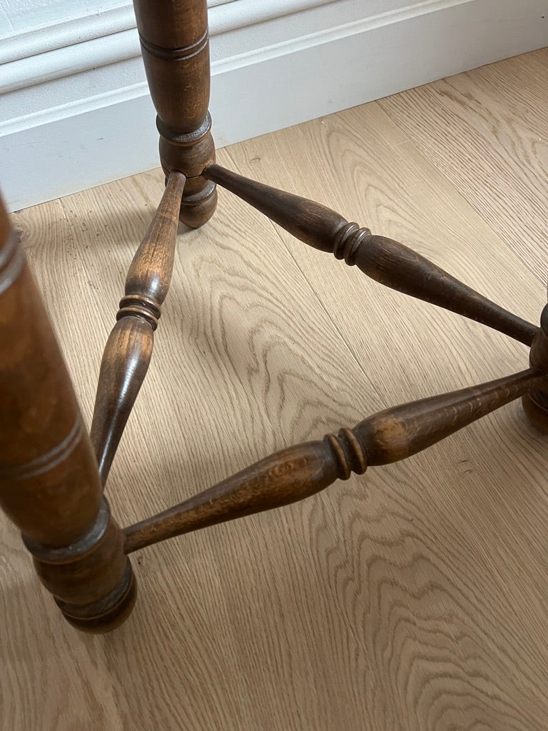 PAIR OF FRENCH WOODEN STOOLS