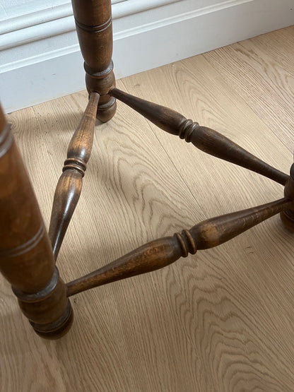 PAIR OF FRENCH WOODEN STOOLS