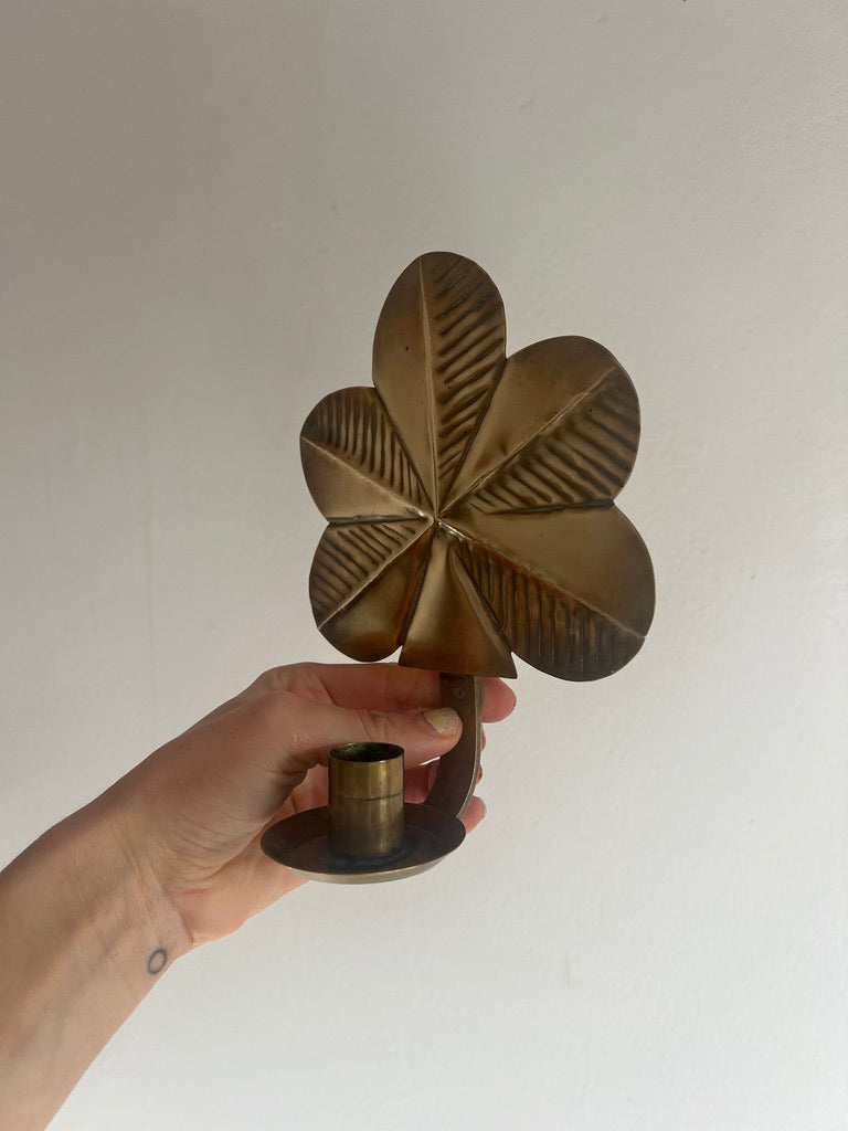 PAIR OF SWEDISH LEAF SCONCES