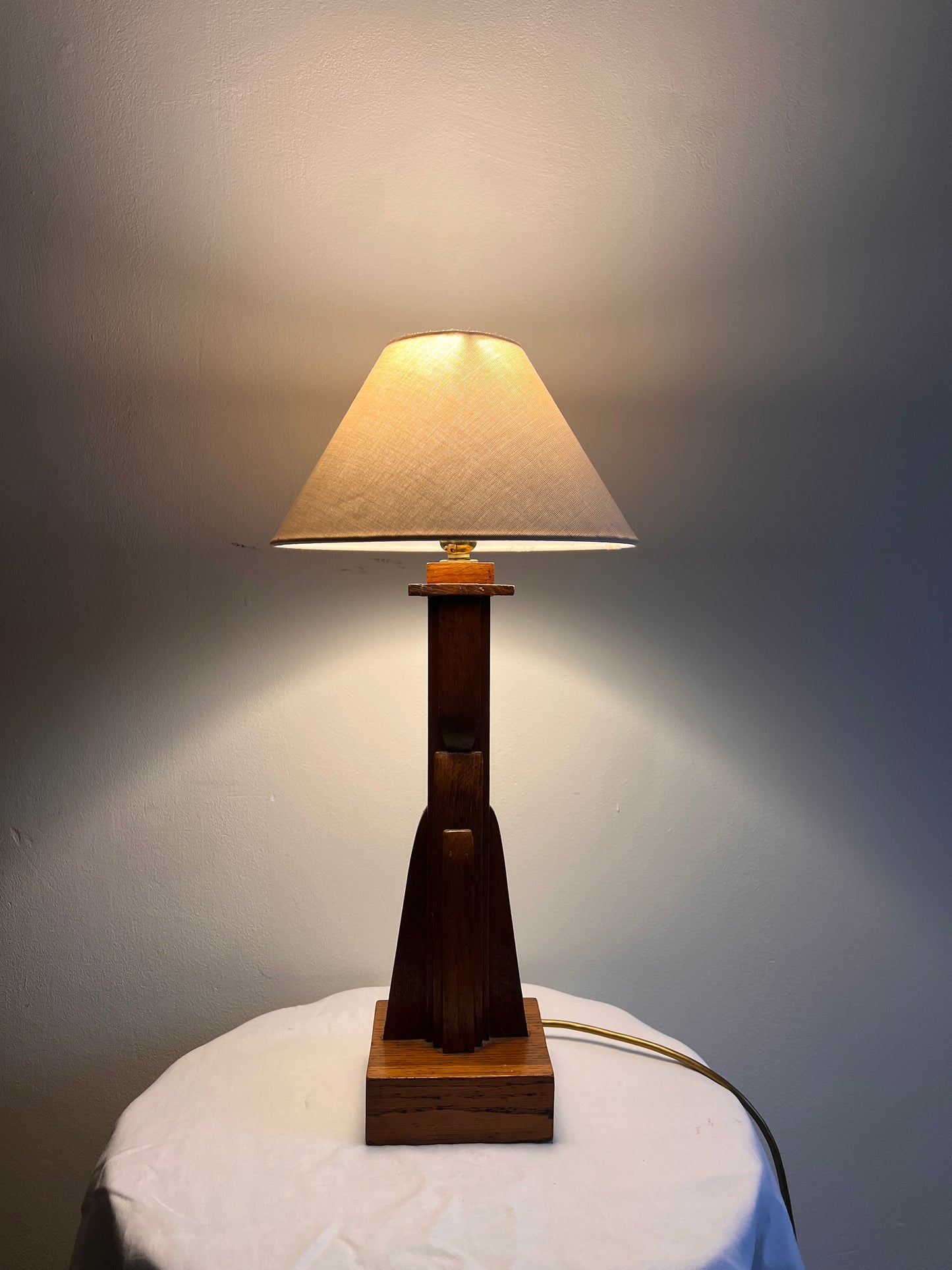 GEOMETRIC ART DECO LAMP