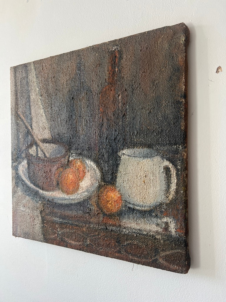 STILL LIFE OIL CANVAS