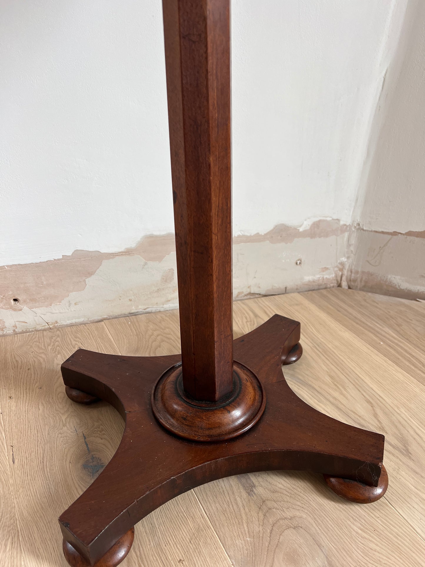 TALL WOODEN SIDE TABLE