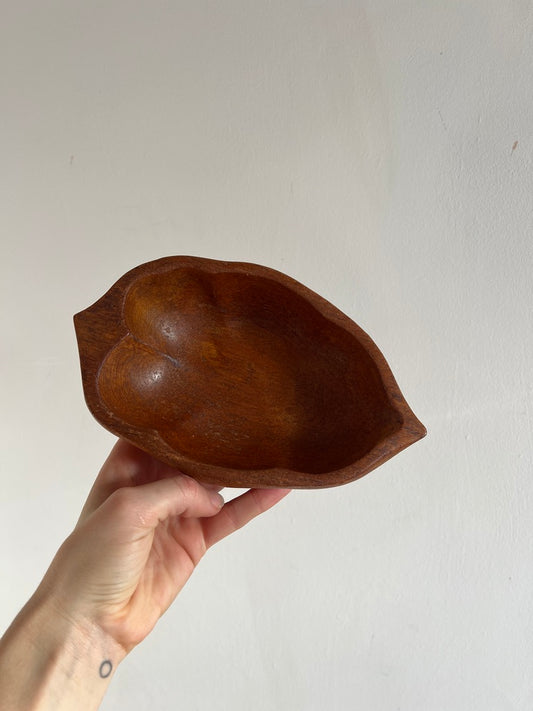 ACORN TEAK SERVING BOWL