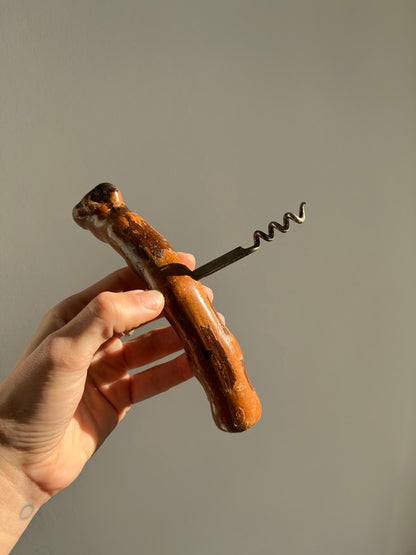 French wooden corkscrew