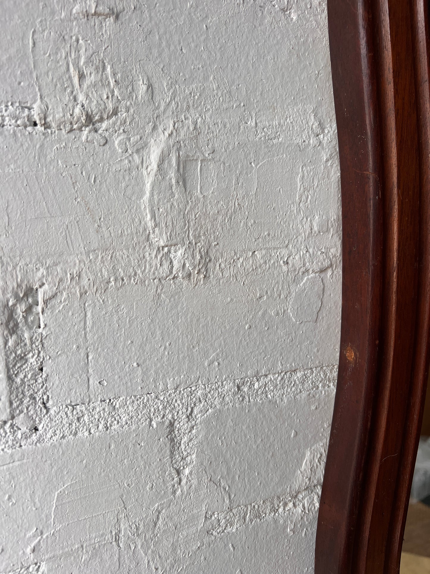 FRENCH CURVED WOODEN MIRROR