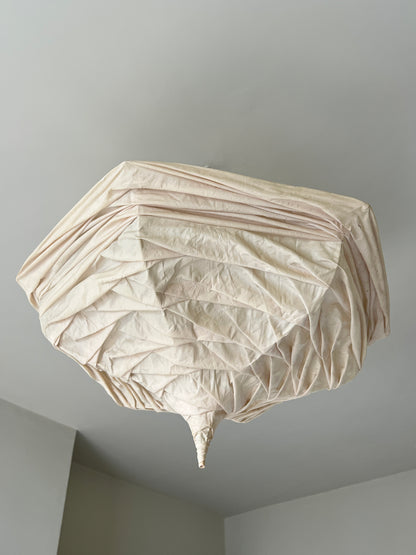 LARGE FRENCH CREAM PENDANT SHADE