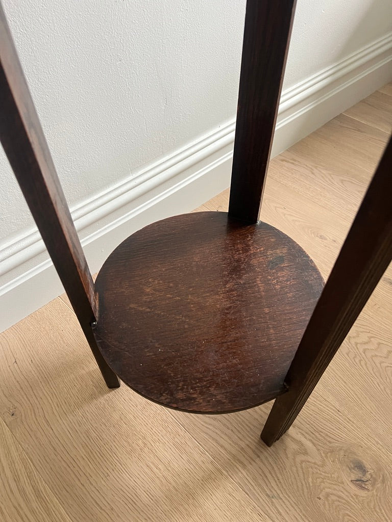 SLIM ASH TRAY WOODEN SIDE TABLE