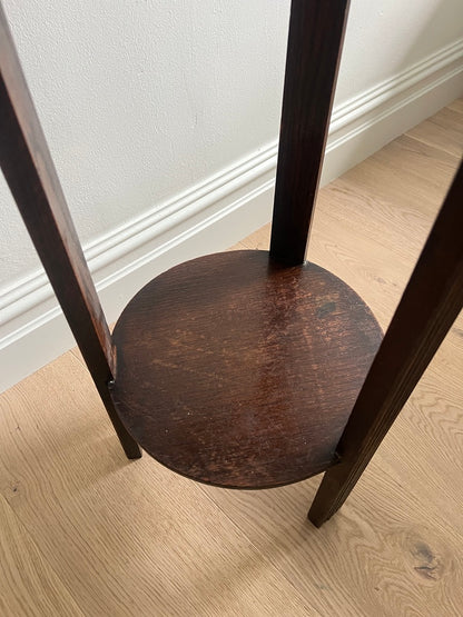 SLIM ASH TRAY WOODEN SIDE TABLE