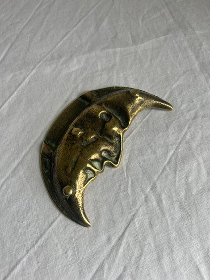 Brass moon crescent decorative dish