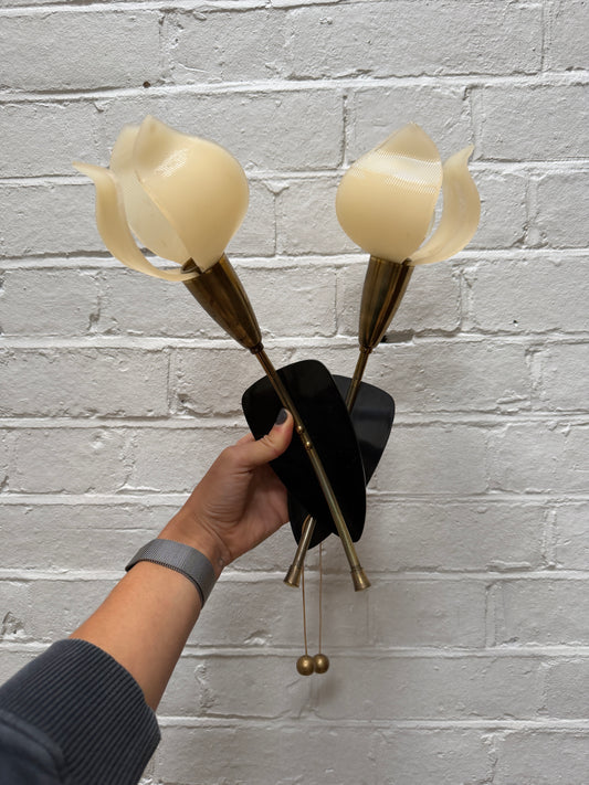 PAIR OF SWEDISH 50S WALL LIGHTS