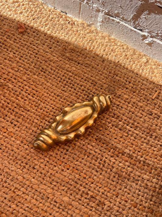 WEIGHTED BRASS SHELL DOOR STOP