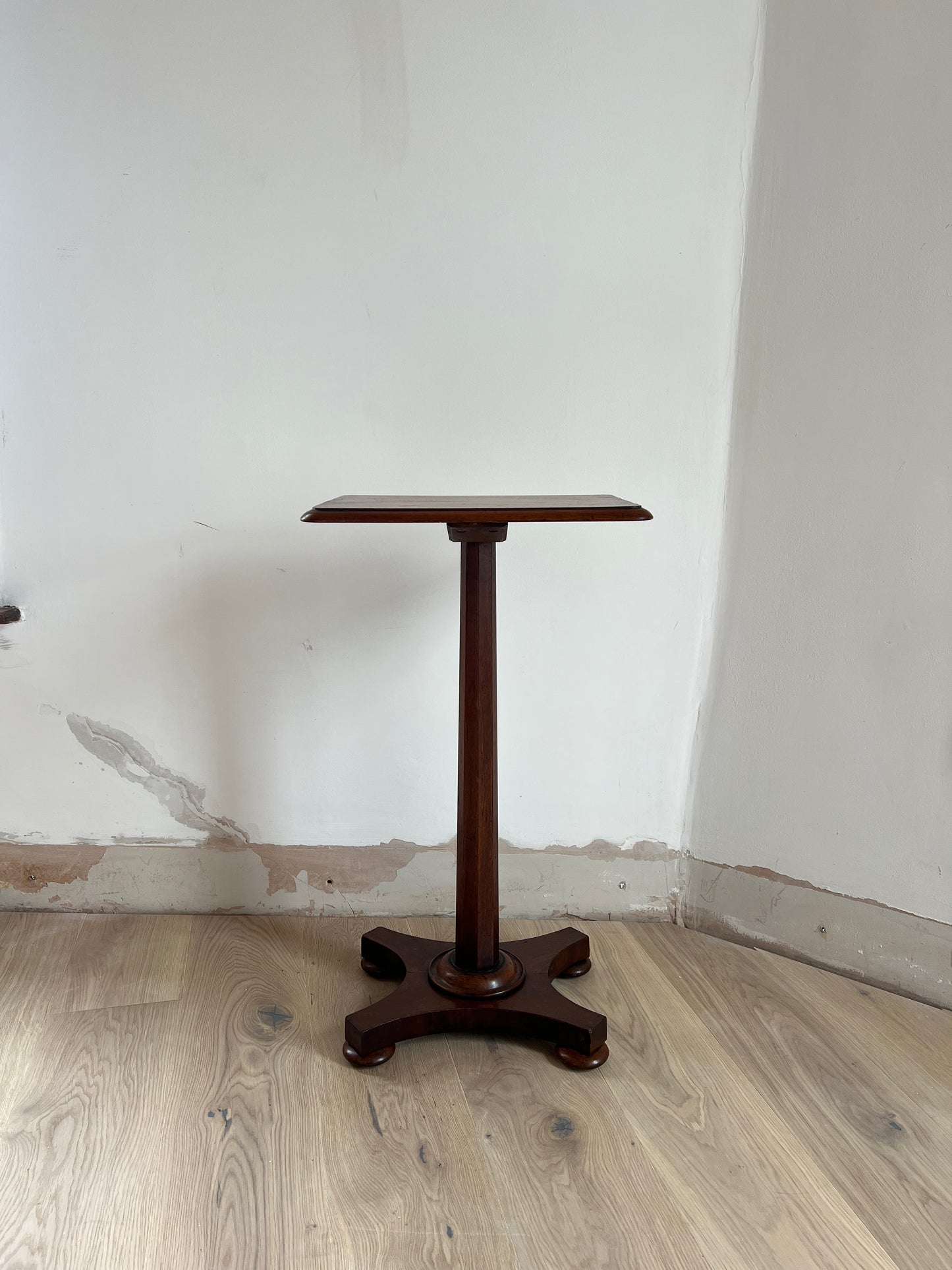 TALL WOODEN SIDE TABLE