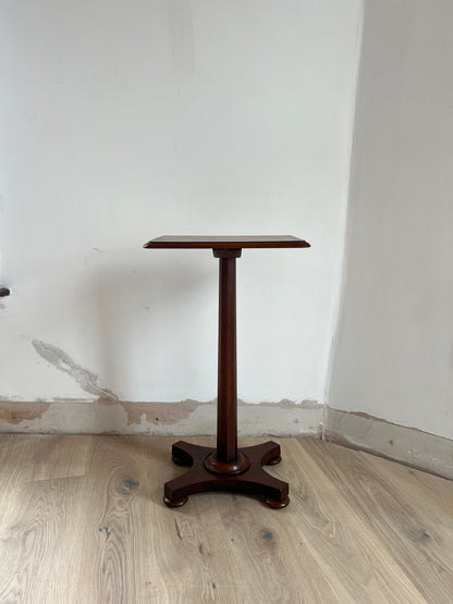 TALL WOODEN SIDE TABLE