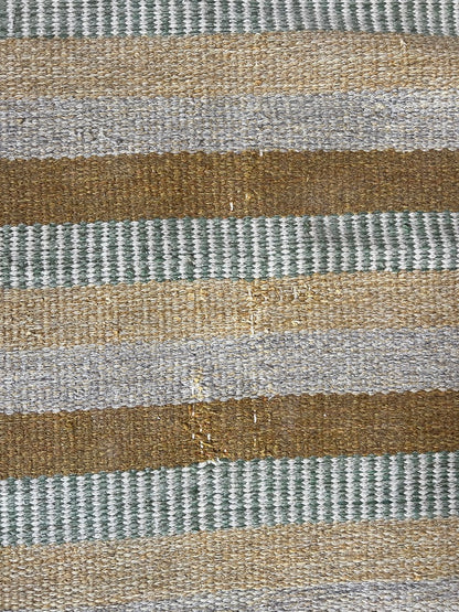 SWEDISH CARAMEL STRIPED WOVEN RUG