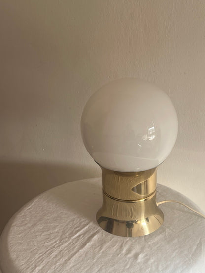 SPACE AGE STYLE GLOBE TABLE LAMP