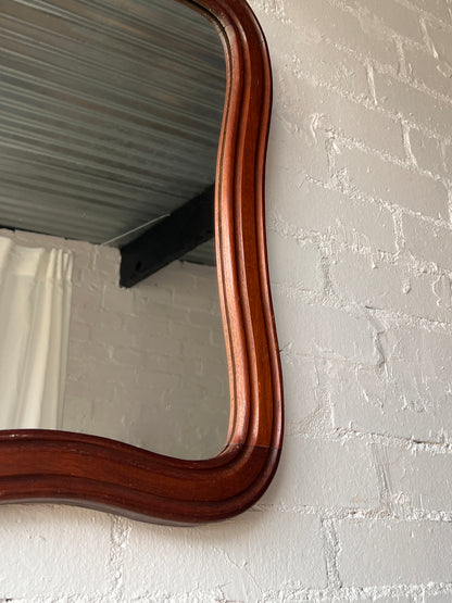 FRENCH CURVED WOODEN MIRROR