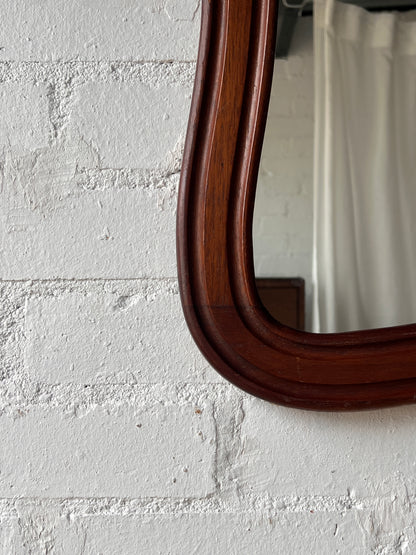 FRENCH CURVED WOODEN MIRROR