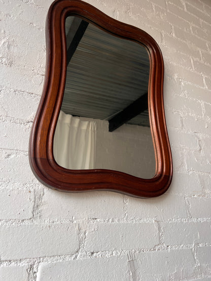 FRENCH CURVED WOODEN MIRROR