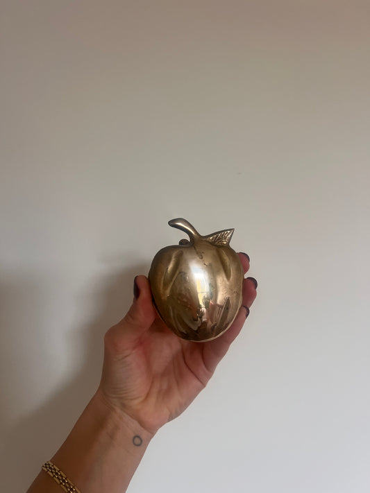 BRASS APPLE PAPER CLIP