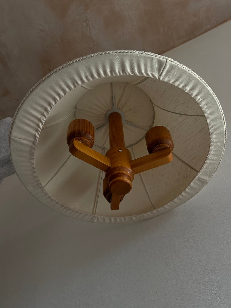 PINE & LINEN CEILING LAMP SHADE